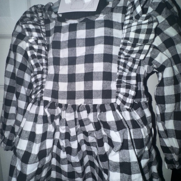 WonderNation 6-9Months Cotton Plaid Dress with tight Outfit 2 Piece Set NWT - Picture 8 of 14